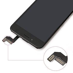 Brinonac Display per iPhone 6S Schermo Nero 4,7 Pollici LCD Touch Screen Frame Nero Vetro Schermo Kit Smontaggio Trasformazione Completo di Ricambio Utensili Inclusi - immagine 3