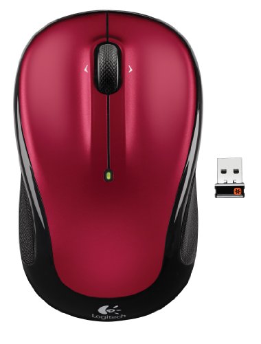 Logitech Wireless Mouse M325 with Designed-For-Web Scrolling - Red