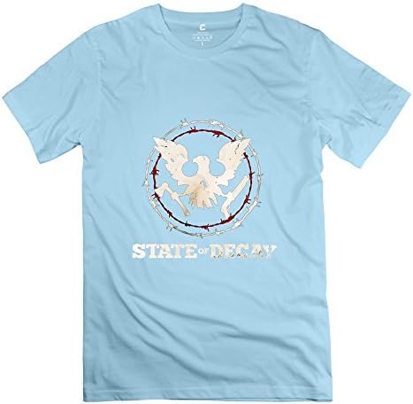 Enocho Men's State Of Decay Logo T-shirt - XL SkyBlue