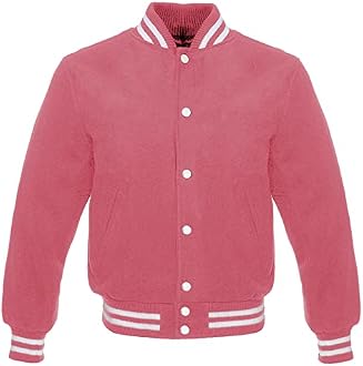 Men's All Wool Bomber Style Letterman 