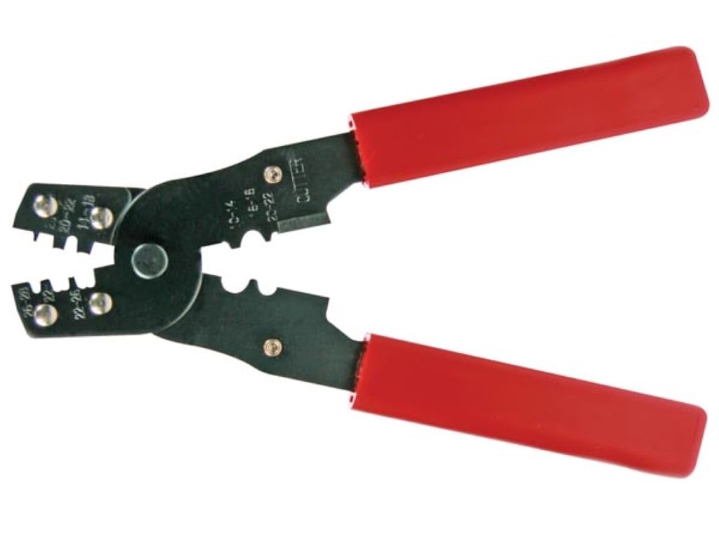 Velleman VTECT2 Crimping Tool for Non-Insulated Terminals, Multicolored