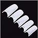 Yonisun 500pcs Artificial Acrylic Nail Tip Natural Color Full Cover False Nail Tips