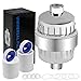 LANNEY 12-Stage Shower Filter Water Purifier Hard Water Softener with Replacement Cartridges, Fit Most Shower Head and Handheld Shower, Remove Chlorine Fluoride Hair & Skin Health