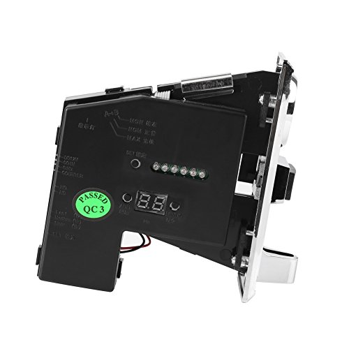 Coin Acceptor, Asixx Multi Coin Acceptor Selector Slot Anti-Phishing, Anti-Mixed Coin, Anti-Shock, Anti-high Frequency for Arcade Game Mechanism Vending Machine