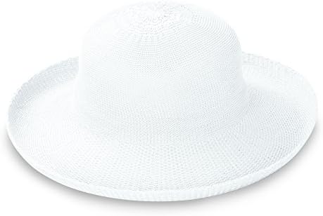 2pcs Scala Hat Linen Flex Brim Bucket Collapsible, Adjustable Cotton Pull white Amazon.com: SCALA Women main image 3