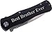 Best Brother Ever Folding Pocket Knife - Great Gift for Birthday, or Christmas Gift for a brother (Black Handle)