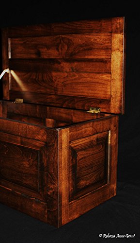 Dark Maple Hope Chest Gift lined in cedar - Thumbnail 2