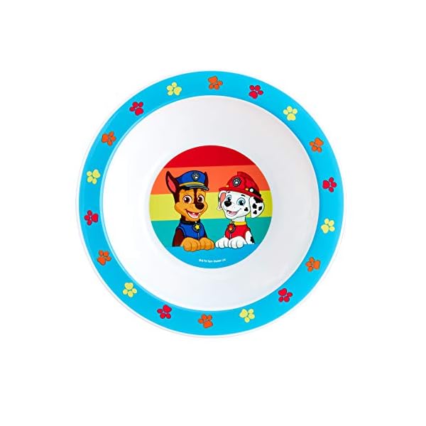 Paw-Patrol-3-Piece-resusable-PP-Tableware-Set-Childrens-Marshall-Rubble-Chase-Plate-Bowl-Tumbler-Dinnerware-Recyclable-Lightweight-Material PAW Patrol Kids Tableware Set – 3 Piece Reusable PP Plate, Bowl & Cup Set for Children – Skye, Chase, Marshall, Rubble…