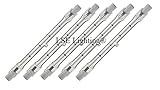 5Pack - J Type 118mm Double Ended 120 Volts 500 Watt T3 Halogen Bulb 120V 500W