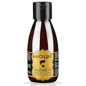Masculine The Gentlemen Choice Honey Beard Wash For Men, 100 Ml