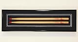Drumstick Frame - Wall Display Case Black 2 Drum Sticks