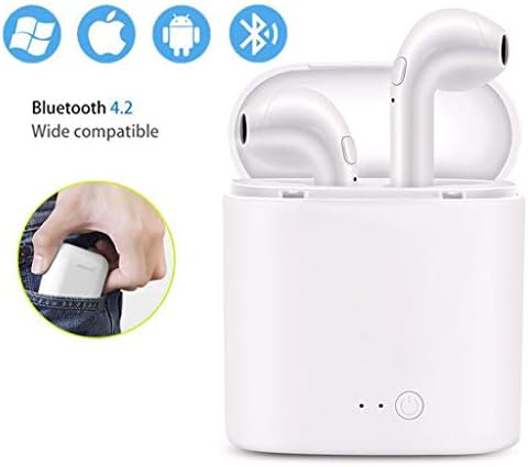 ZapTech Wireless Headphones Bluetooth with Mic | Fully Compatible with Xiaomi Redmi Mi, Apple iPhone 6/7 / 8, Zenfone, Oppo, Vivo, Lenovo, Moto G Mobile Phones and Tablets
