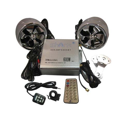 shark motorcycle audio 600 watt