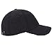 Men's Warm Cotton Padded Quilting Plaid Peaked Baseball Hat Cap with Ear Flap Black