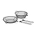 Outset 76182 Chef's Jumbo Outdoor Grill Basket and Skillet with Removable Handles