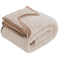 EMME Fuzzy Fleece Warm Throw Blanket 50"x60" Ultra