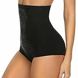 Ekouaer Women's Shapewear Hi-Waist Brief Firm Control Panty