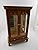 Small Vintage Teak Wood Cabinet Craft Handmade Carved Thai Cupboard Furniture