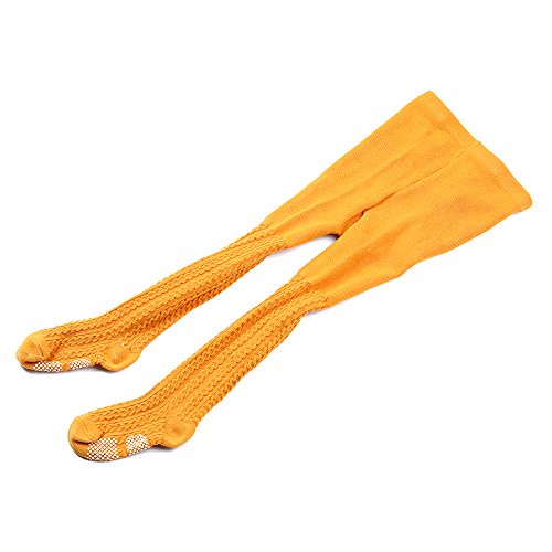3 Pack Cotton Thick Baby Girl Legging Pant Tights Toddler Girls Panties Stockings, Bottoms with Non-Skid Grips Age 1-5 Years (3 Pack Multicolored, 3-5 Years - Height 35.5-41 inch) - Thumbnail 5