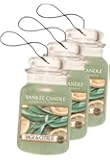 Yankee Candle Paper Car Jar Hanging Air Freshener Sage & Citrus Scent (Pack of 3)