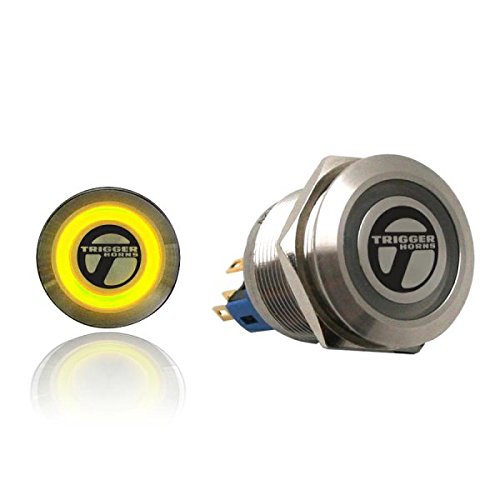 Trigger Horns 849 Trigger Billet Button (Yellow Illumination)
