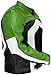 New Men's Razer Motorcycle Biker CE Armor Mesh Leather Green Riding Jacket M