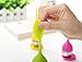 chichic Silicone Loose Tea Infuser Set, Cute Strainer, Steeper with Drip Tray, Best for Leaf or Herbal Tea, Green, Set of 2