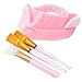 Facial Mask Brush - Face Mud Mask Mixing Brush Cosmetic Makeup Brush Silicone Facial Applicator, Hairless Silicone Brush, Facial Mask for Applying Facial Mask, Eye Mask,Peel, Serum or DIY Needs (2)