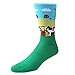 Zmart Men Crazy Animal Color Pattern Art Crew Novelty Socks Cow