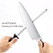 Kitchen Knife Set 15 Pieces with Wooden Block Sharpener 6 Pieces Serrated Steak Knives, homgeek Professional German X50Cr15 Stainless Steel Sharp Pakkawood Handle Chef Knife Block Set Full-Tang Forged