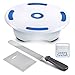 Cake Turntable with Locking Function | BONUS Angled Spatula and 4-Sided Icing Comb | Extra-Smooth Rotating Cake Stand with Non-Slip Grips | BPA-Free & Dishwasher Safe Spinning Turn Table