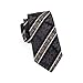 Hi-Tie Men's Brown Wedding Ties Silk Neckties with Pocket Square and Cufflinks Set