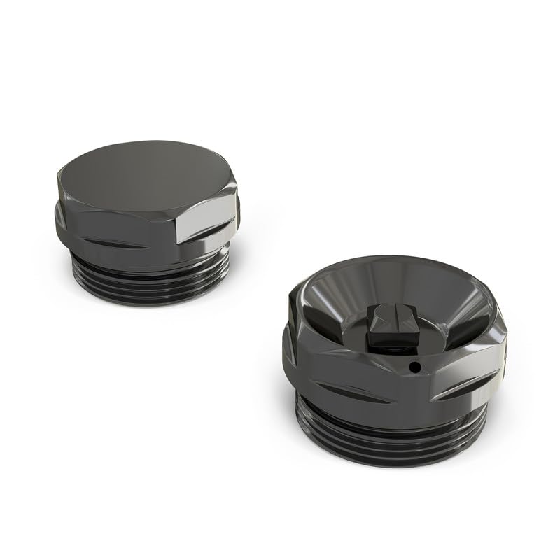 UK RADIATORS - Talus Radiator Bleed Valve Blanking Plug - Efficient Heating Solution - Easy Installation - (Black Nickel)