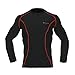 OUTOF Men's Long Sleeve T-Shirts Baselayer Cool Dry Compression Top Running Yoga Rashguard MTL7117