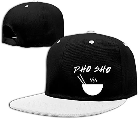 Guoren PHO SHO Unisex Adjustable Contrasting Hip-pop Cap White