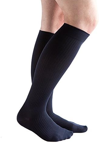 VenActive Mens 15-20 mmHg Compression Socks, Classic Rib