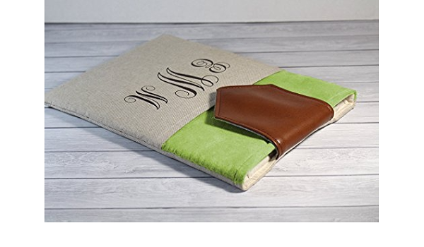 monogrammed macbook air case