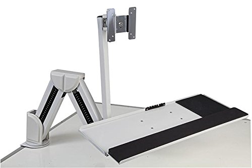 PRO SIGNAL PSG08382 Desk Monitor Arm with VESA Mount & Keyboard Tray