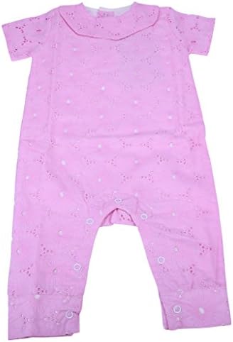 Pink Eyelet Playsuit