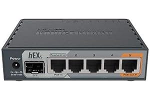MikroTik hEX S Gigabit Ethernet Router with SFP Port (RB760iGS)