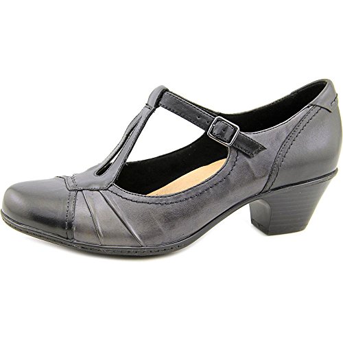 Earth Wanderlust Dress Pump Shoe - Leather/Black - Womens - 6.5