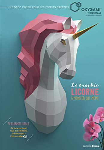 Les trophées licorne à monter soi-même : Contient : 1 livre, 17 planches à découper by 