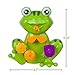 Green Frog Bath Tub fun Toy with 4 Stacking Cups for Toddlers and Kids