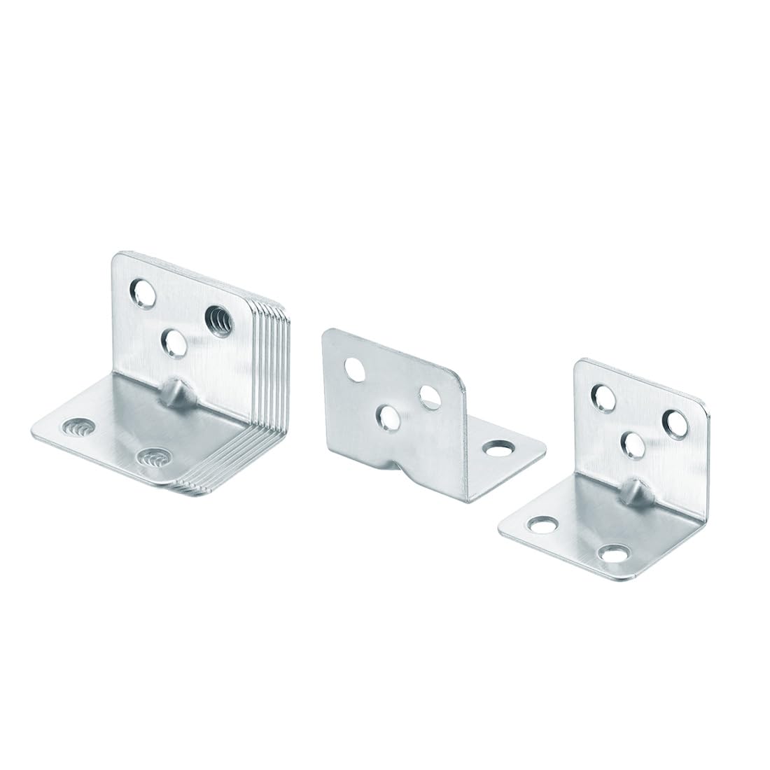 Sourcingmap 10Pcs 37 x 29 x 29mm L Shaped Metal Corner Brace Angle Bracket Support