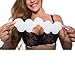 CupCare: A Premium Disposable Bra Liner and Bra Sweat Pads for Women, Now in Larger Size! (Standard Size (Cup Sizes A - D) - 10 Count) White