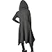 Bodycon4U Womens Asymmetrical Irregular Hem Loose Long Sleeve Hooded Dress