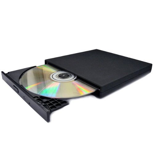 AGPtEK Slim USB 2.0 External Slim USB 2.0 CD-ROM Drive for all Laptop notebook