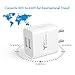 Yuwiss 1 Pack Dual USB Wall Fast Charger Adapter Quick Charging Box Base for iPhone 4 5 6 6s Plus, Samsung Galaxy, Kindle Fire (White)