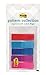 Post-it Full Color Flags, Gingham Full Color Collection, 1/2 in x 1.7 in, 100 Flag/On-The-Go Dispenser (683-PLAID1-S), 100 Flags