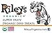 Riley's Organics - Peanut Butter & Molasses - 5 oz Large Biscuits - Human Grade Organic Dog Treats - Resealable Bag